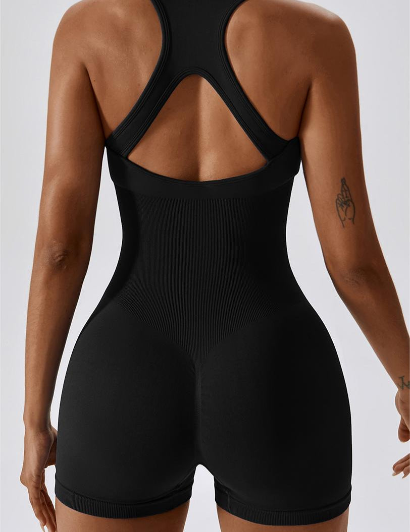 Seamless Racerback Athletic Romper by bornfocus