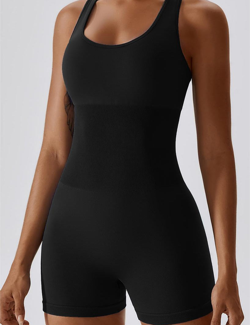 Seamless Racerback Athletic Romper by bornfocus