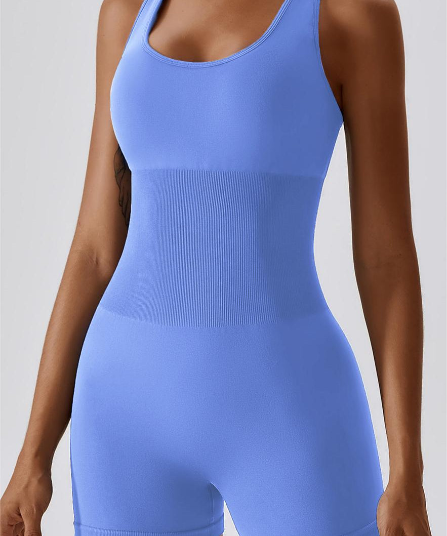 Seamless Racerback Athletic Romper by bornfocus