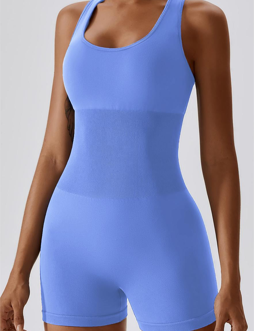 Seamless Racerback Athletic Romper by bornfocus