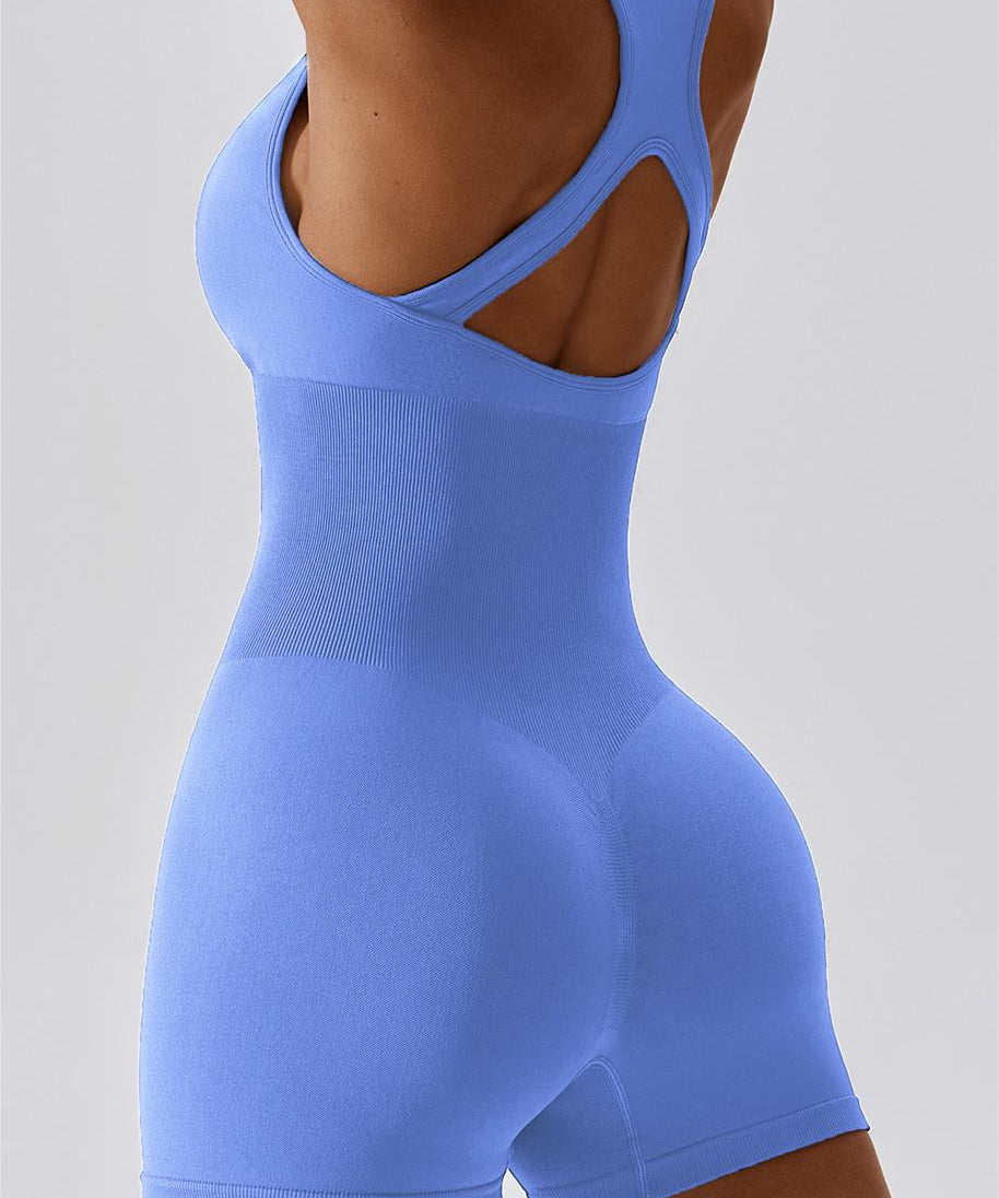 Seamless Racerback Athletic Romper by bornfocus