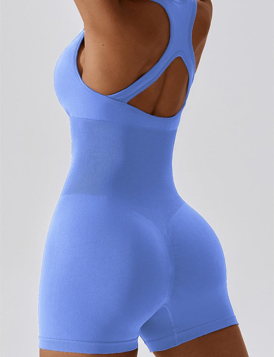 Seamless Racerback Athletic Romper by bornfocus