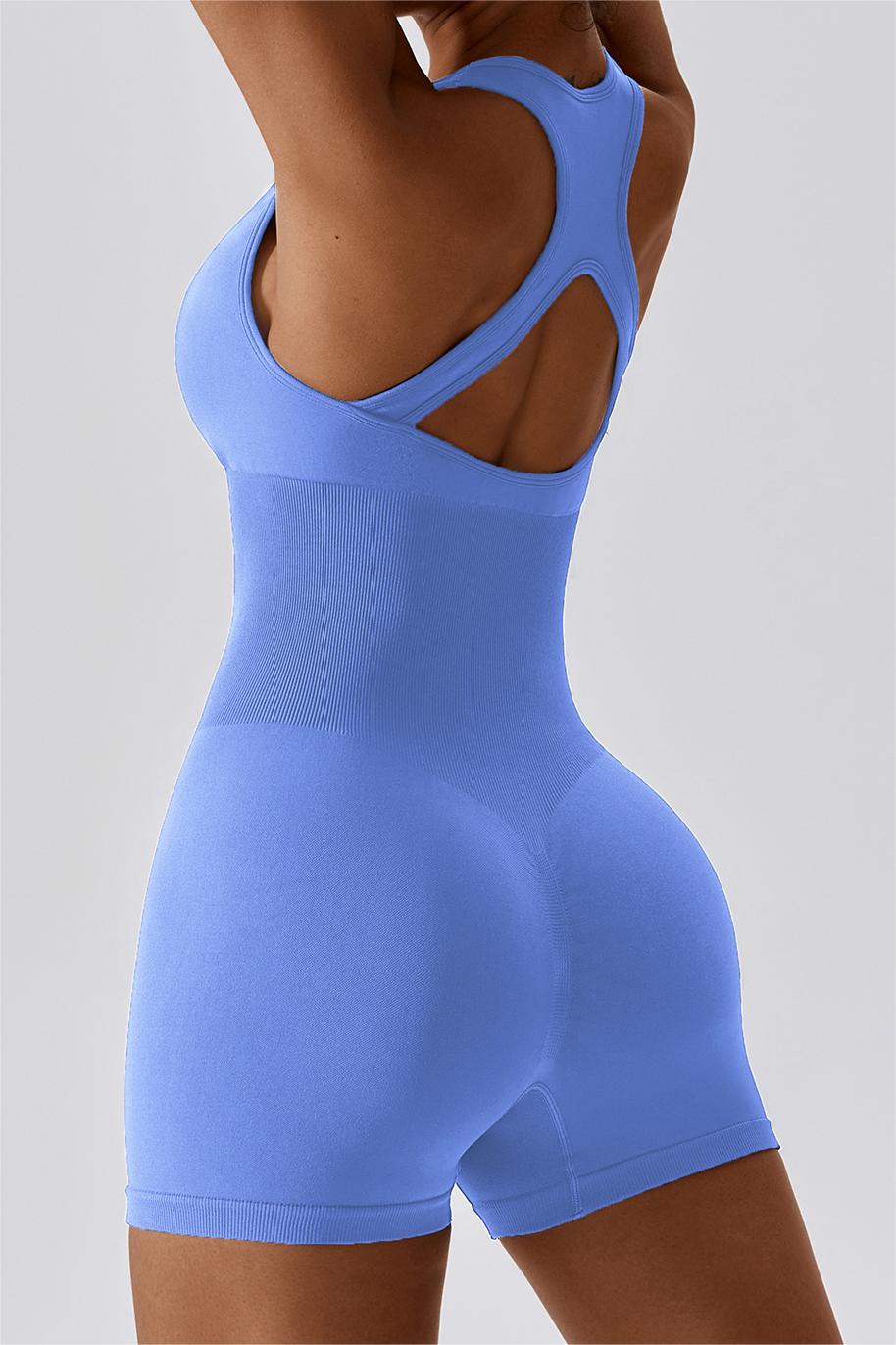 Seamless Racerback Athletic Romper by bornfocus