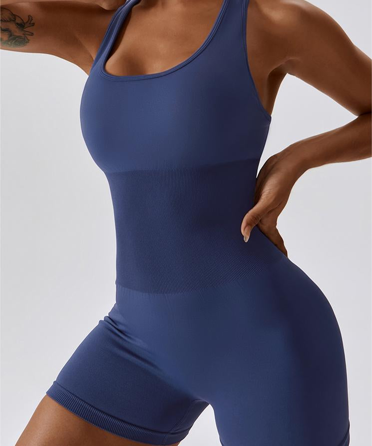 Seamless Racerback Athletic Romper by bornfocus