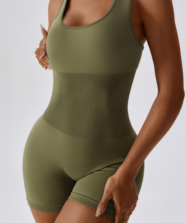 Seamless Racerback Athletic Romper by bornfocus