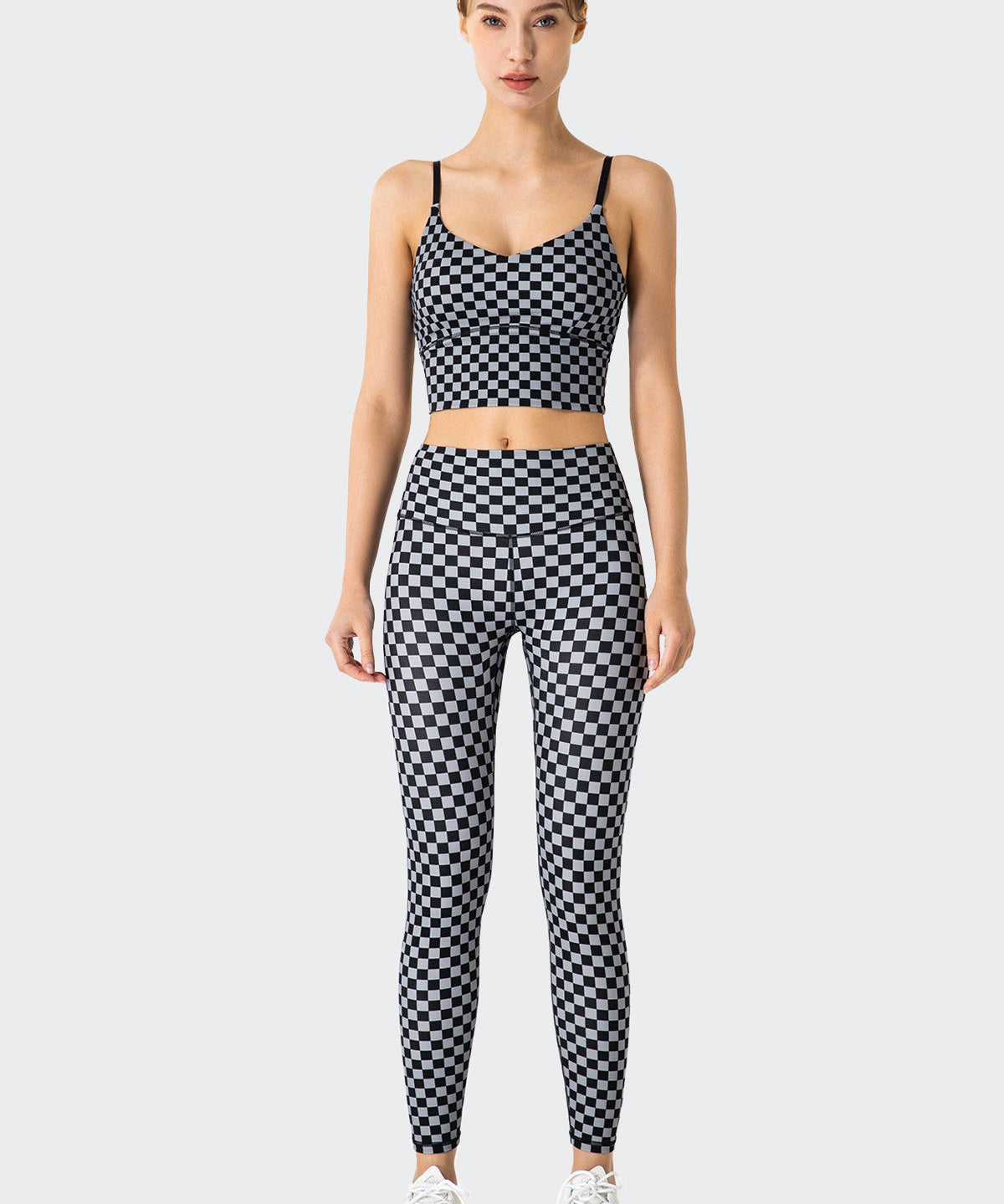 GRID GIRL Cami Bra & Workout Legging Sets by bornfocus