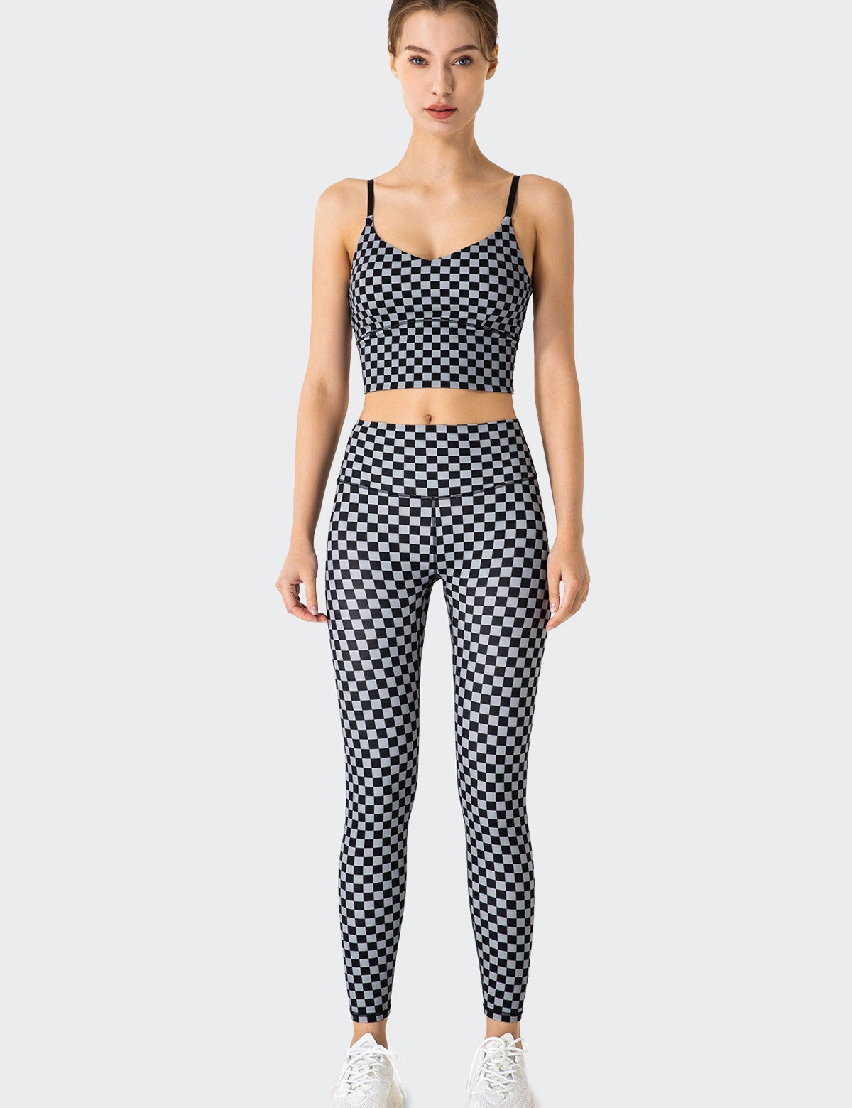 GRID GIRL Cami Bra & Workout Legging Sets by bornfocus