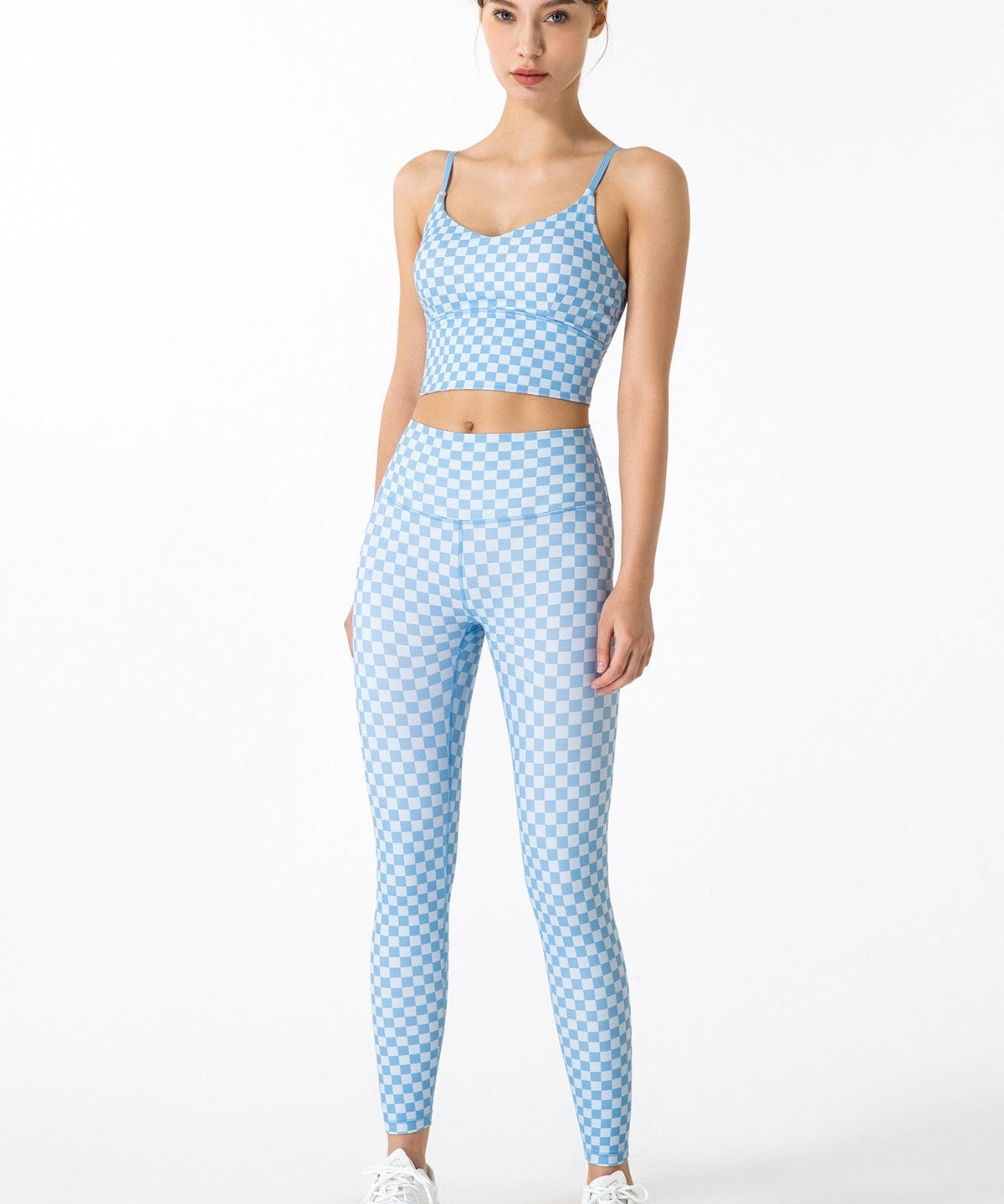 GRID GIRL Cami Bra & Workout Legging Sets by bornfocus