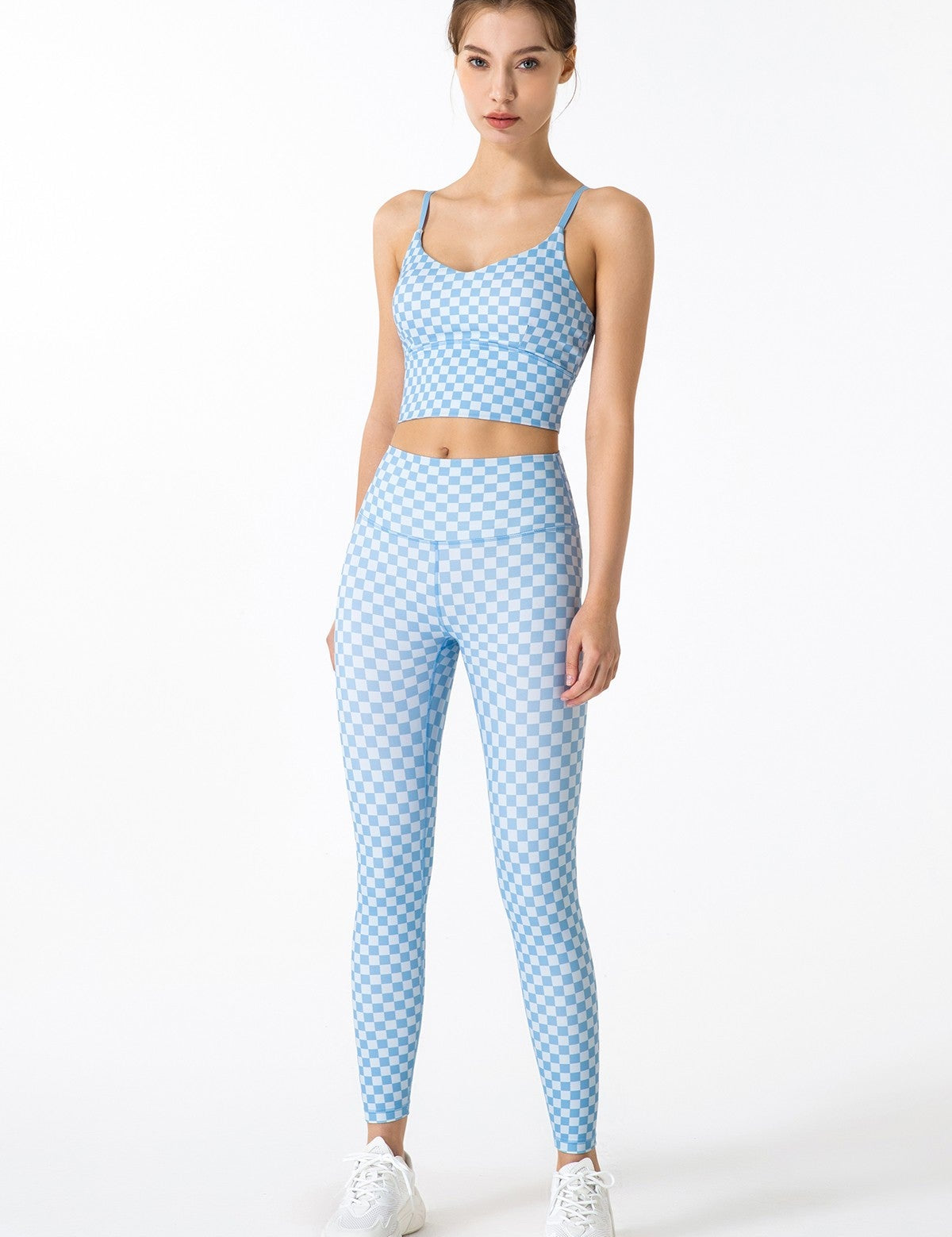 GRID GIRL Cami Bra & Workout Legging Sets by bornfocus