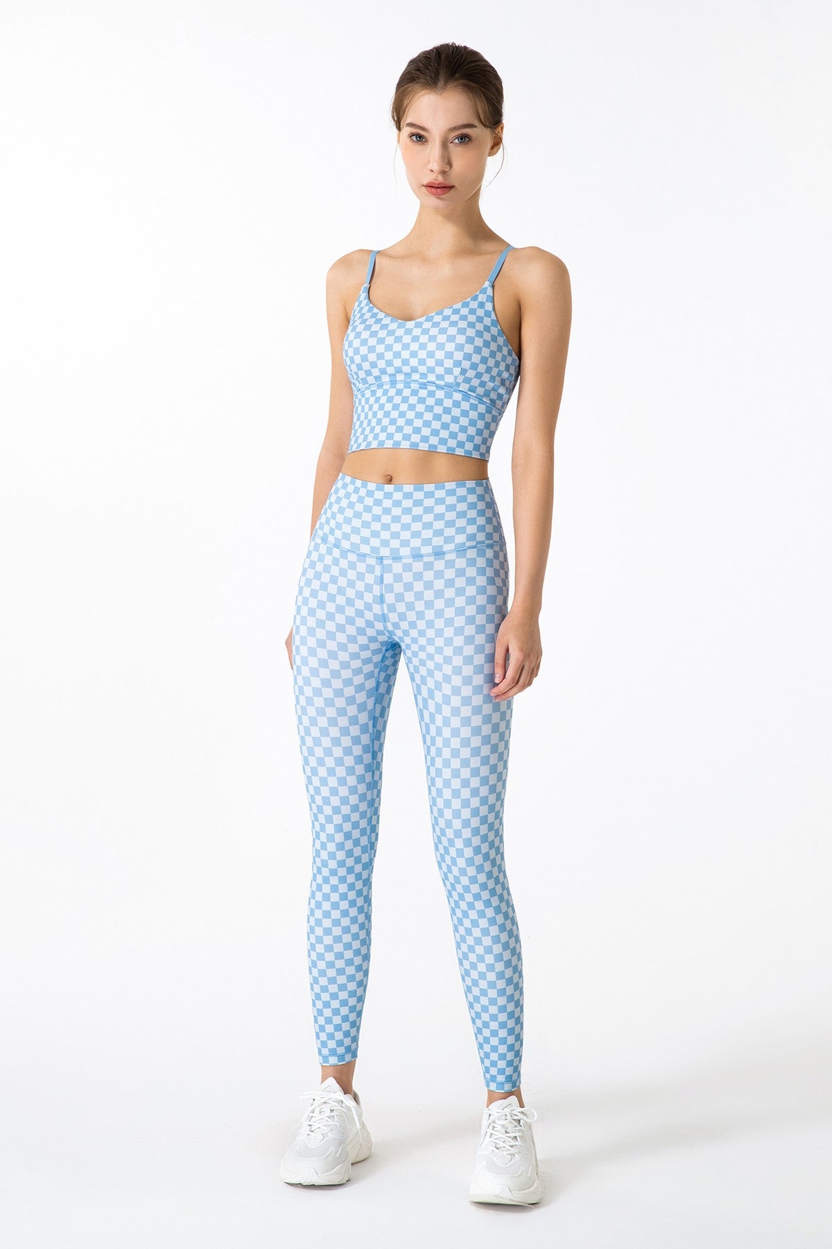 GRID GIRL Cami Bra & Workout Legging Sets by bornfocus