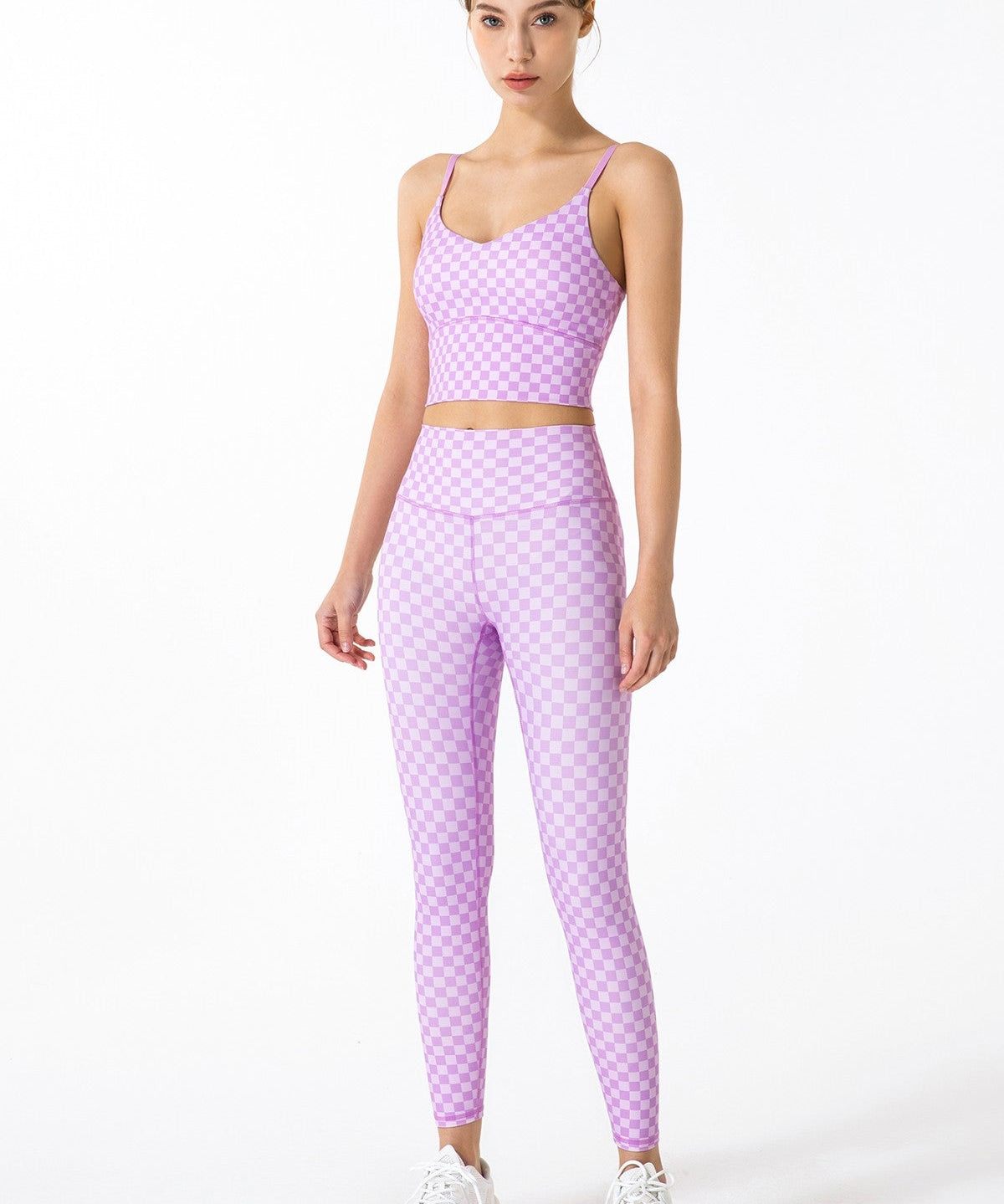 GRID GIRL Cami Bra & Workout Legging Sets by bornfocus