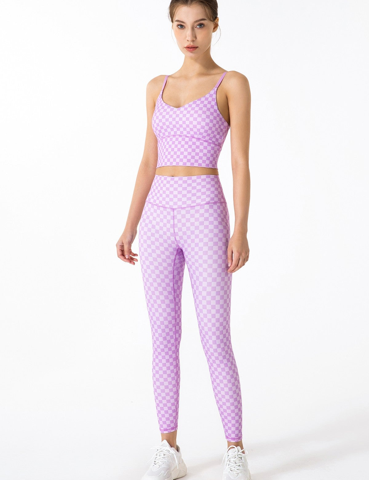 GRID GIRL Cami Bra & Workout Legging Sets by bornfocus