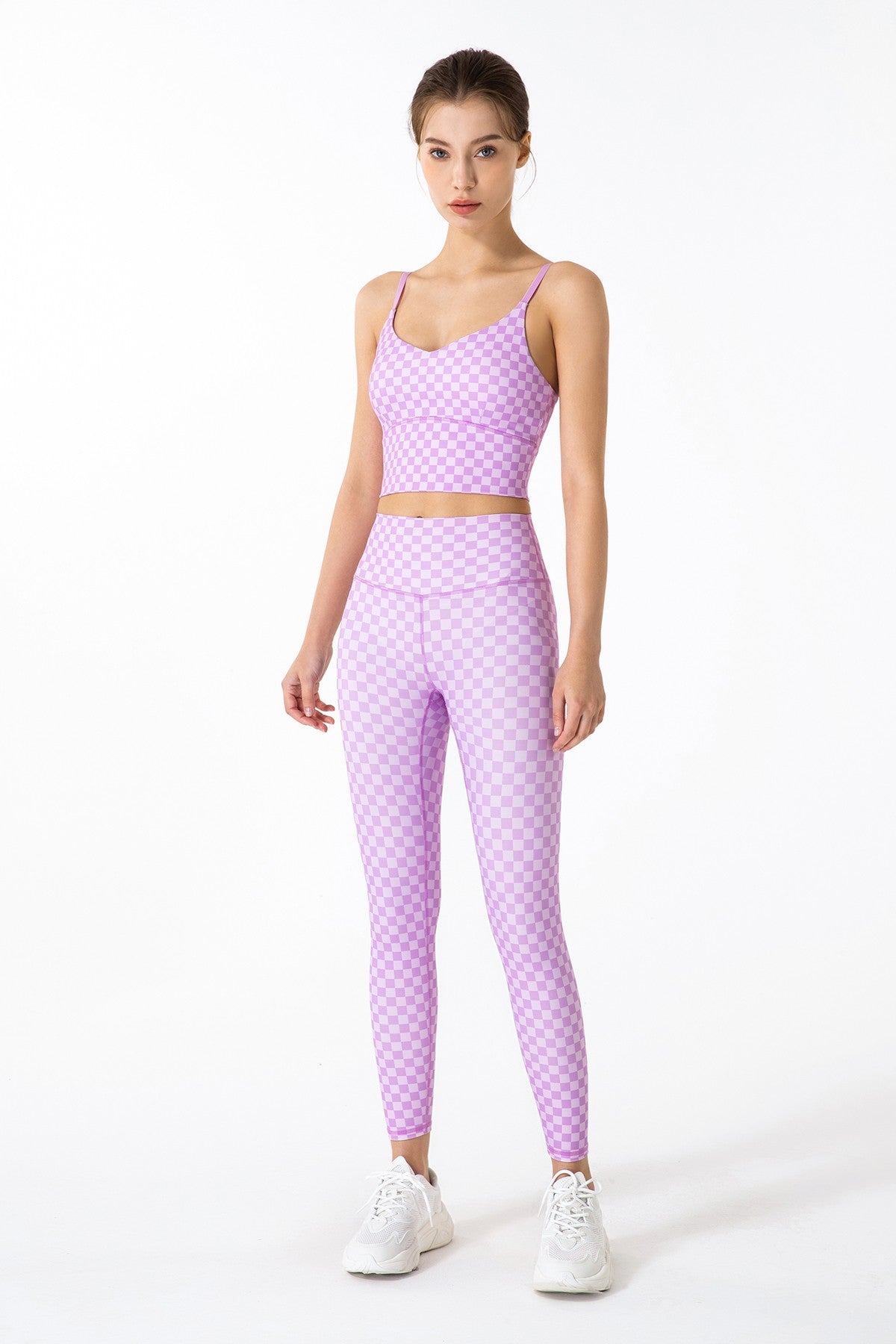 GRID GIRL Cami Bra & Workout Legging Sets by bornfocus