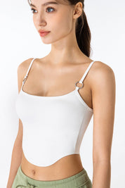 Spaghetti Strap Sports Bra Light Support by bornfocus