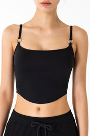 Spaghetti Strap Sports Bra Light Support by bornfocus