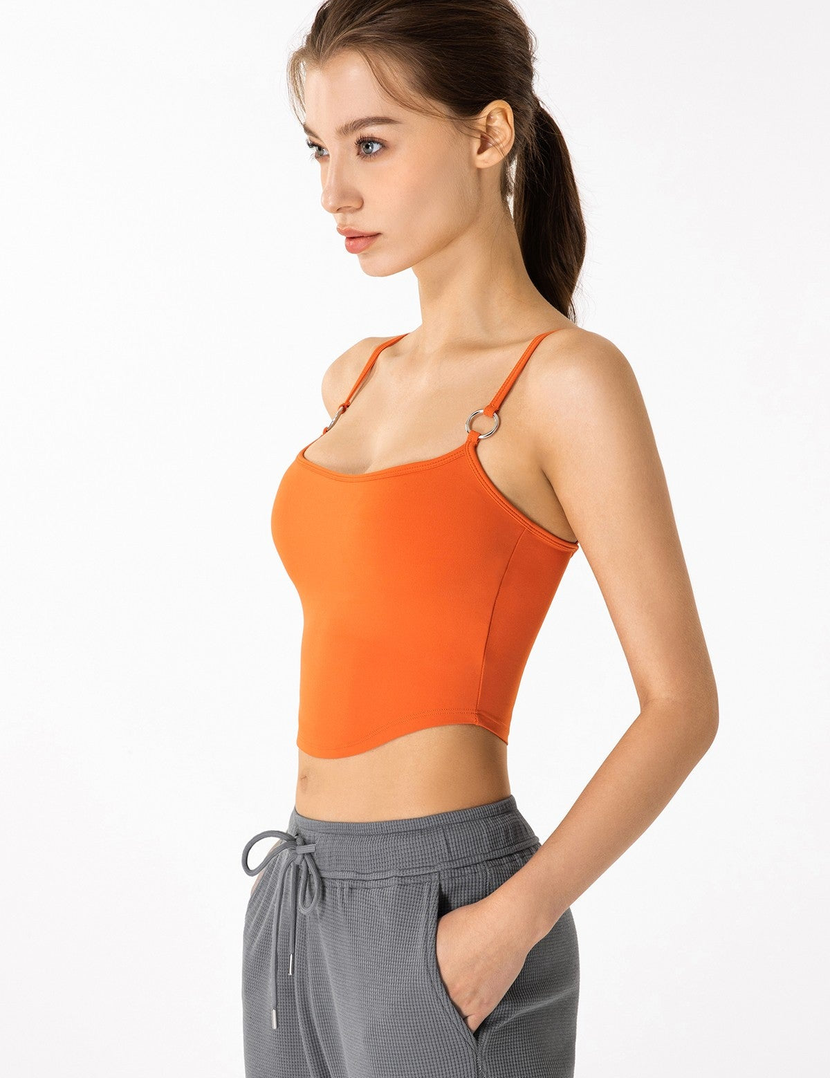 Spaghetti Strap Sports Bra Light Support by bornfocus