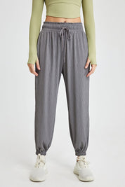 Tapered Boyfriend Jogger with Drawstring by bornfocus