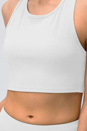 Ribbed Crop Tops Sleeveless Shirts by bornfocus