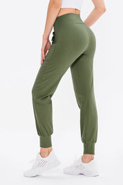 High-Waist Tapered Jogger by bornfocus