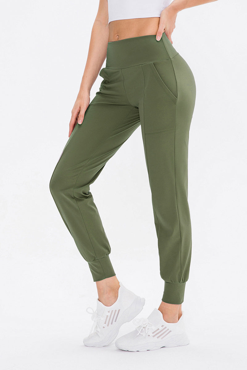 High-Waist Tapered Jogger by bornfocus