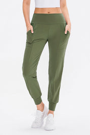 High-Waist Tapered Jogger by bornfocus