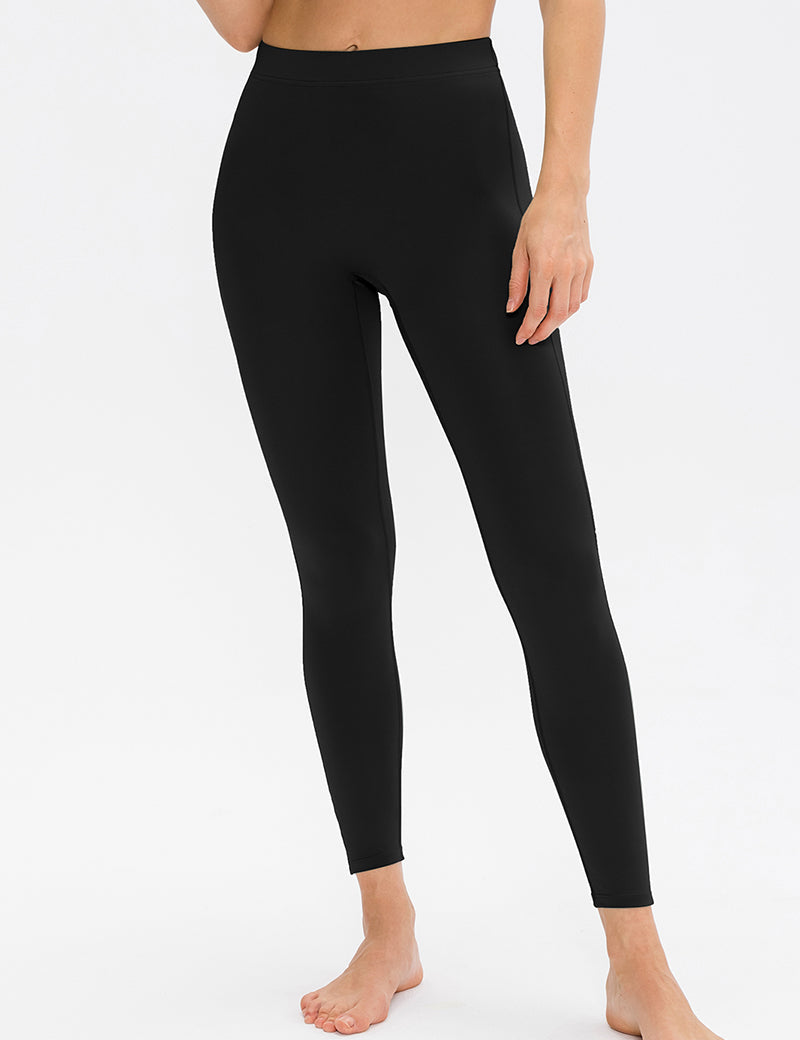 No Front Seam Ankle Leggings by bornfocus