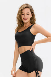 Wide Hem Push-Ups Bra Light Support by bornfocus