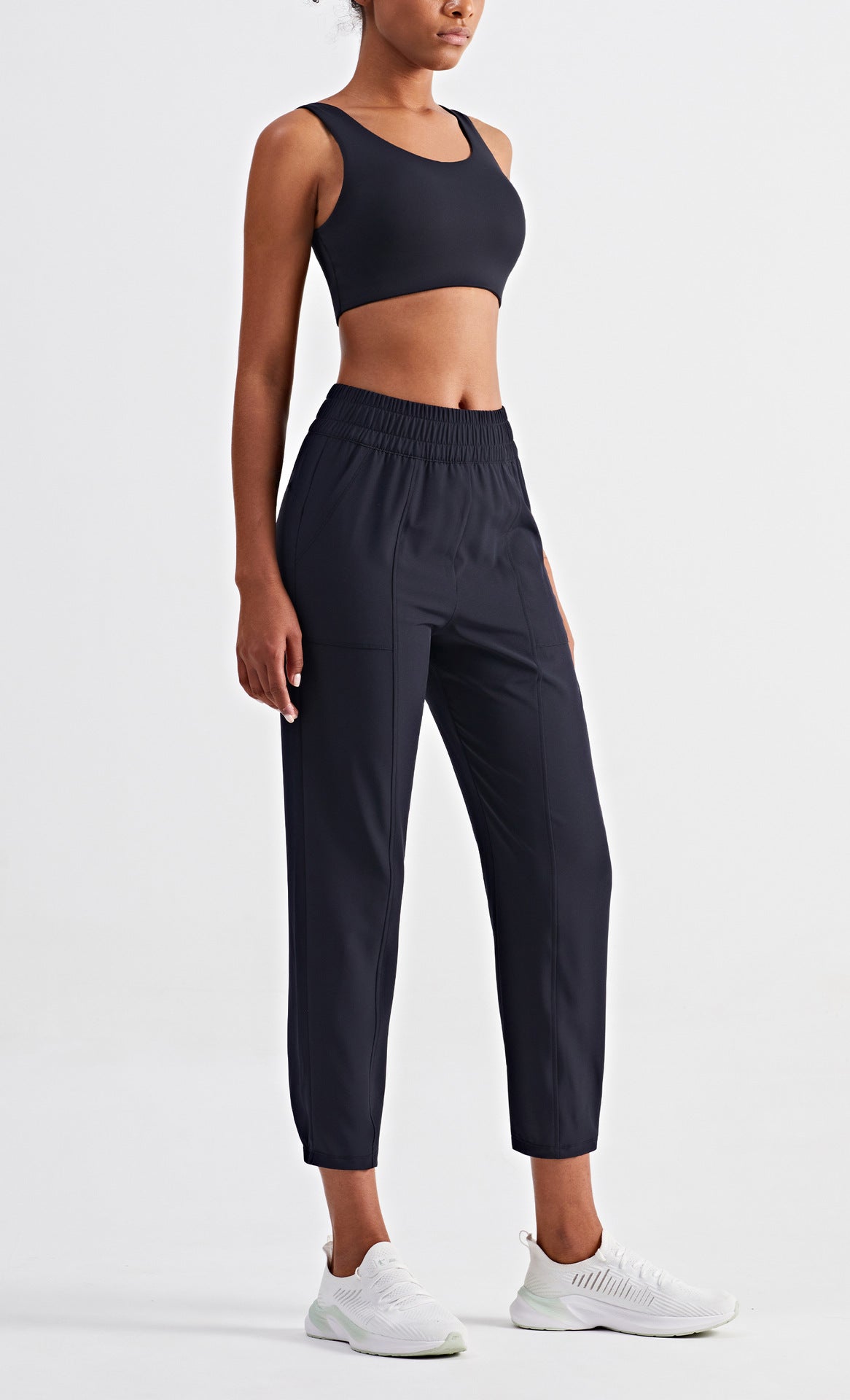 Athletic Cargo Pants Cropped by bornfocus