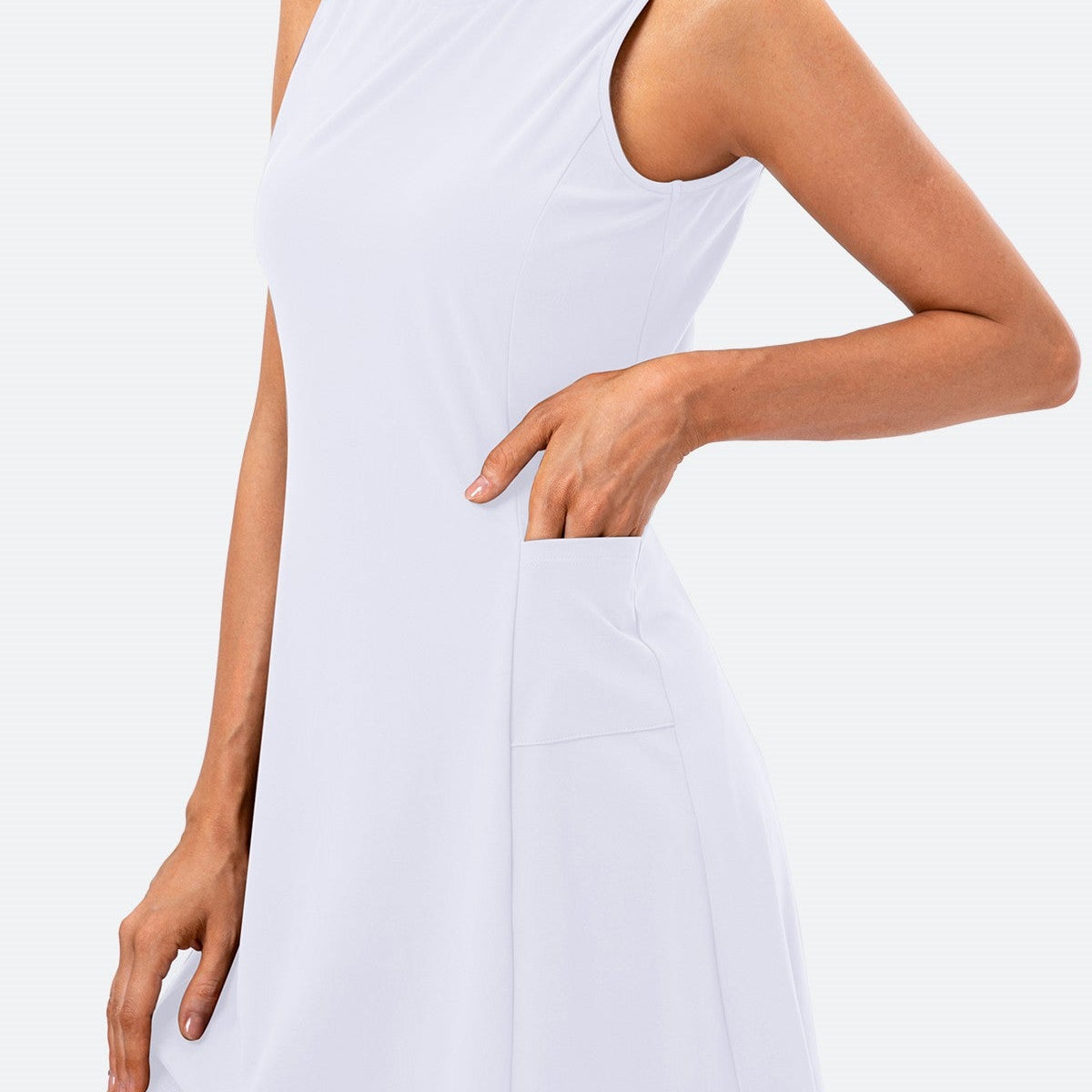 Sleeveless Tennis Dress Built-in Shorts by bornfocus