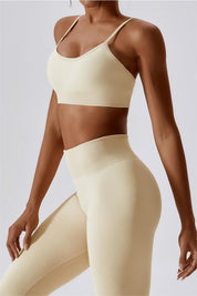 Seamless Crossover Sports Bra by bornfocus