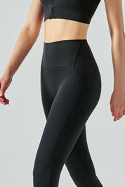 Anti Rolling-Up Yoga Leggings by bornfocus