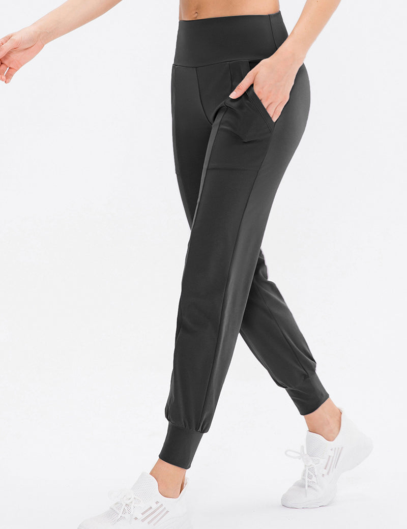 High-Waist Tapered Jogger by bornfocus