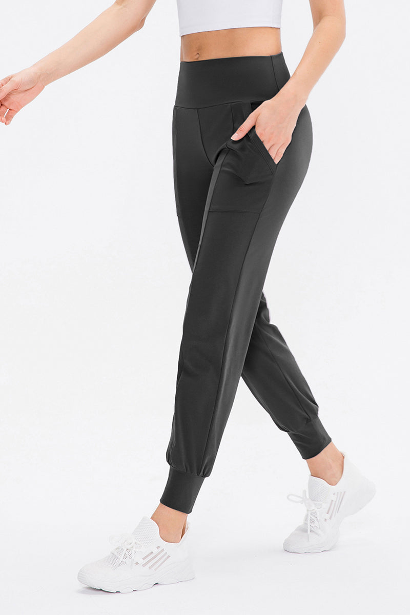 High-Waist Tapered Jogger by bornfocus