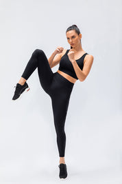 High-Rise Workout Leggings with Multi Pockets by bornfocus