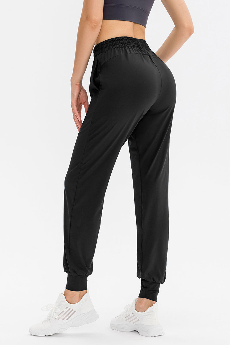 Tapered Jogger Pant with Drawstring by bornfocus