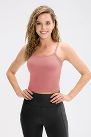 Spaghetti Strap Cropped Camisole by bornfocus