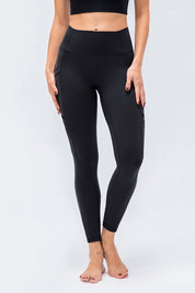 High-Rise Workout Leggings with Multi Pockets by bornfocus