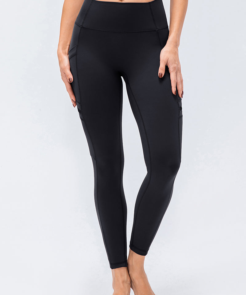 High-Rise Workout Leggings with Multi Pockets by bornfocus