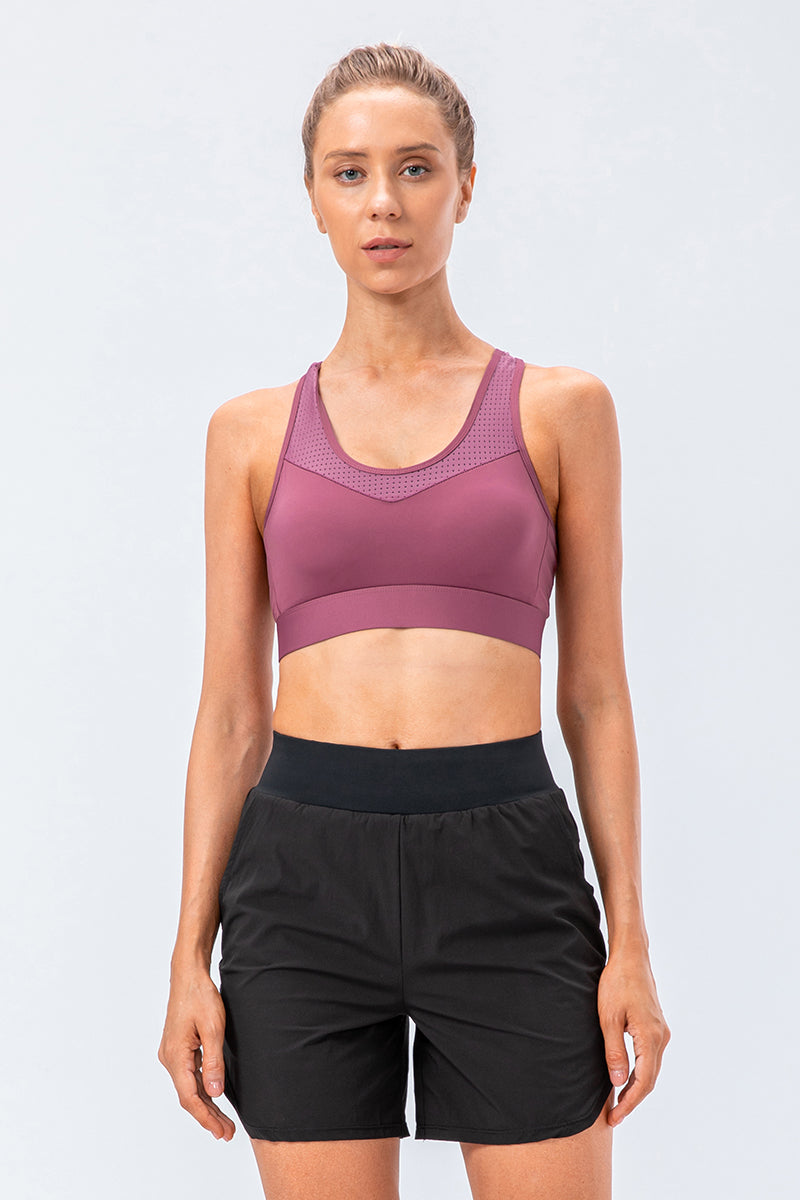 Racerback Bra Medium Support by bornfocus