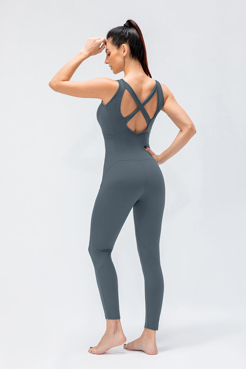 Sleeveless Bodycon Jumpsuit by bornfocus