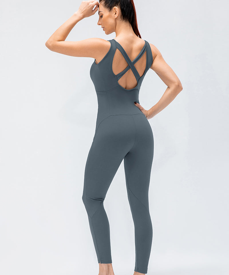 Sleeveless Bodycon Jumpsuit by bornfocus