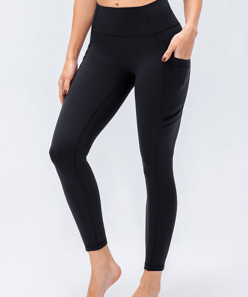 High-Rise Workout Leggings with Multi Pockets by bornfocus