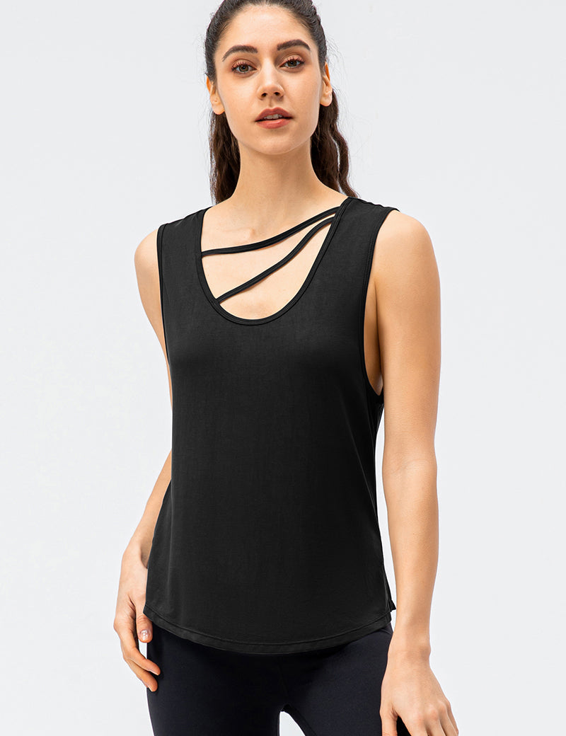 Stylish Sleeveless Tank Tops by bornfocus