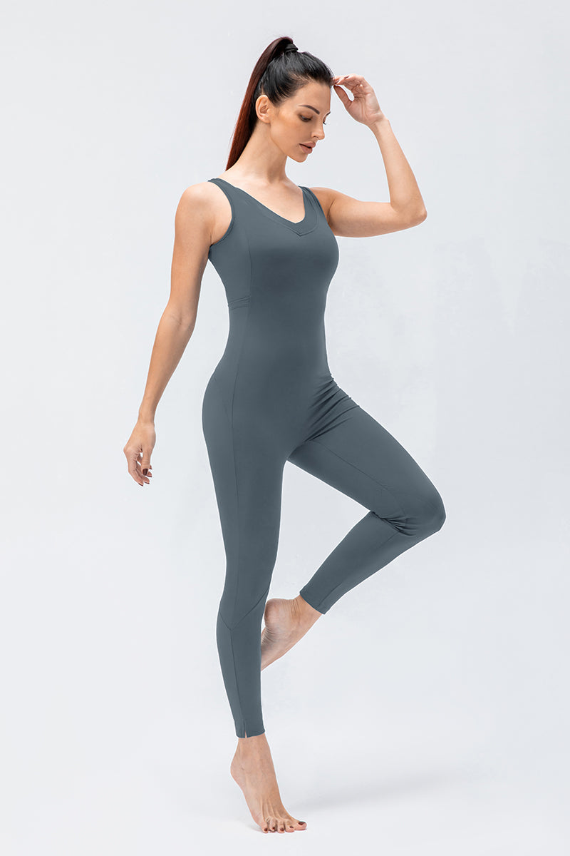 Sleeveless Bodycon Jumpsuit by bornfocus