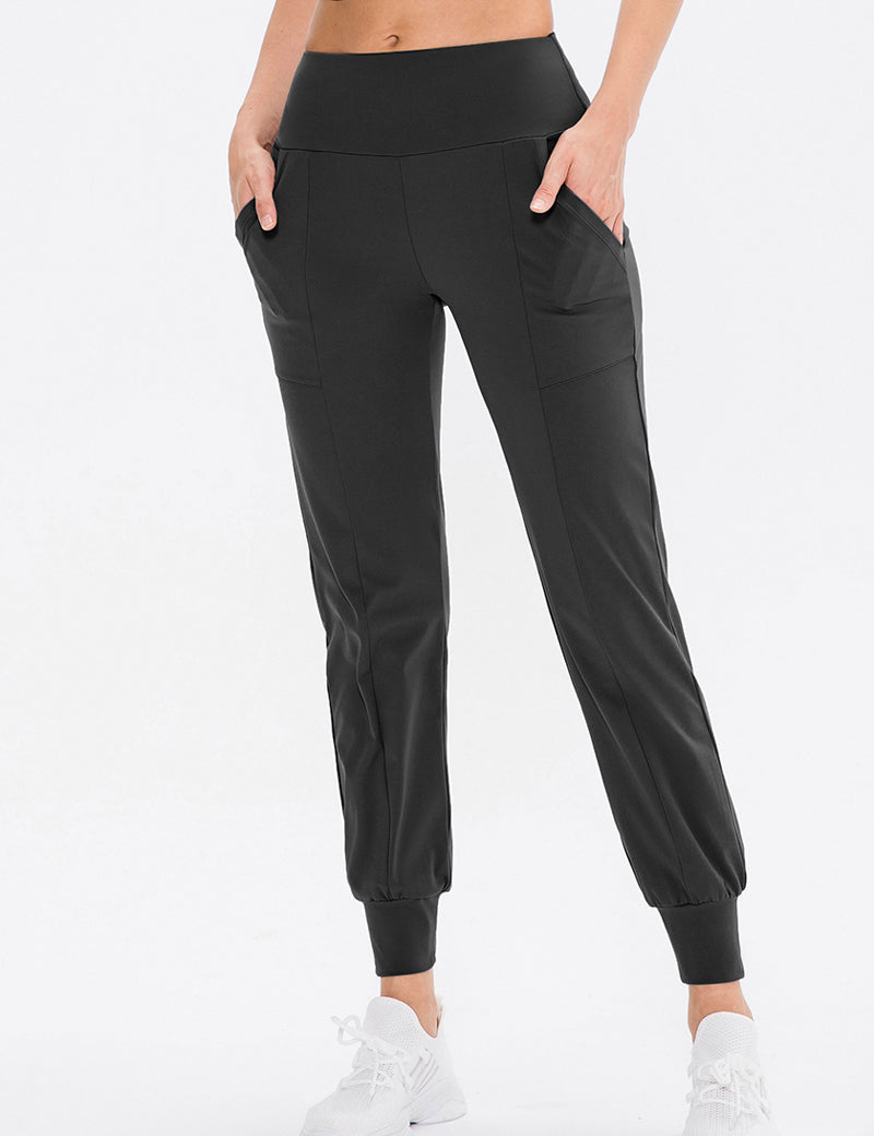 High-Waist Tapered Jogger by bornfocus