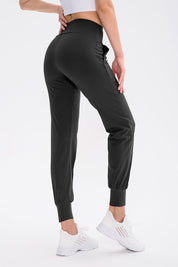 High-Waist Tapered Jogger by bornfocus