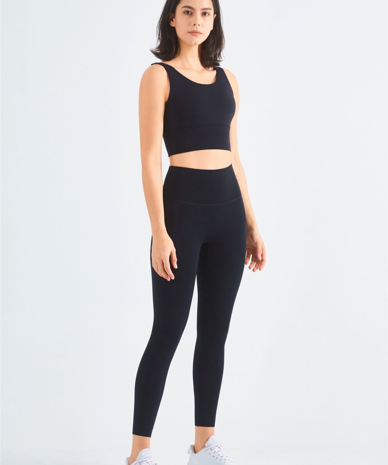 Backless Sports Bra & Gym Leggings Activewear Set by bornfocus