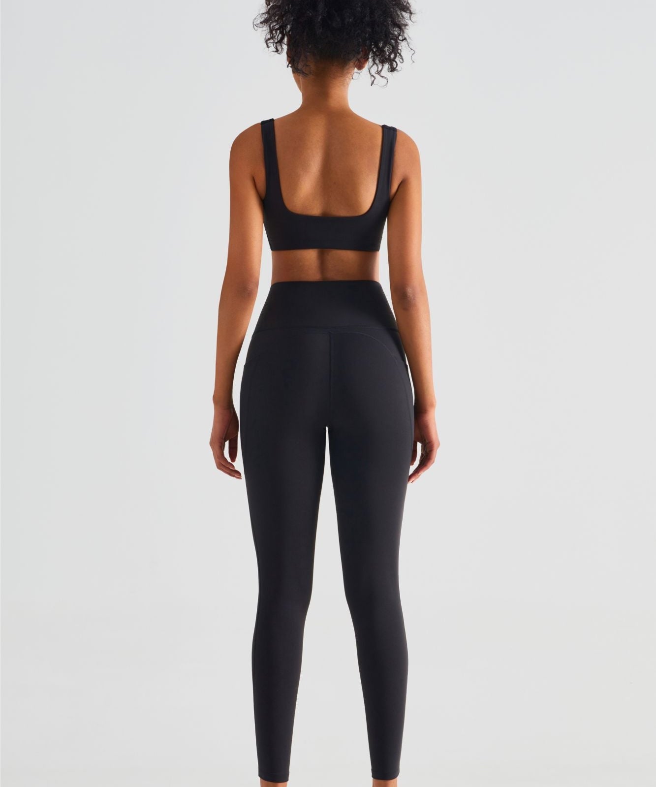 Backless Sports Bra & Yoga Leggings Activewear Set by bornfocus