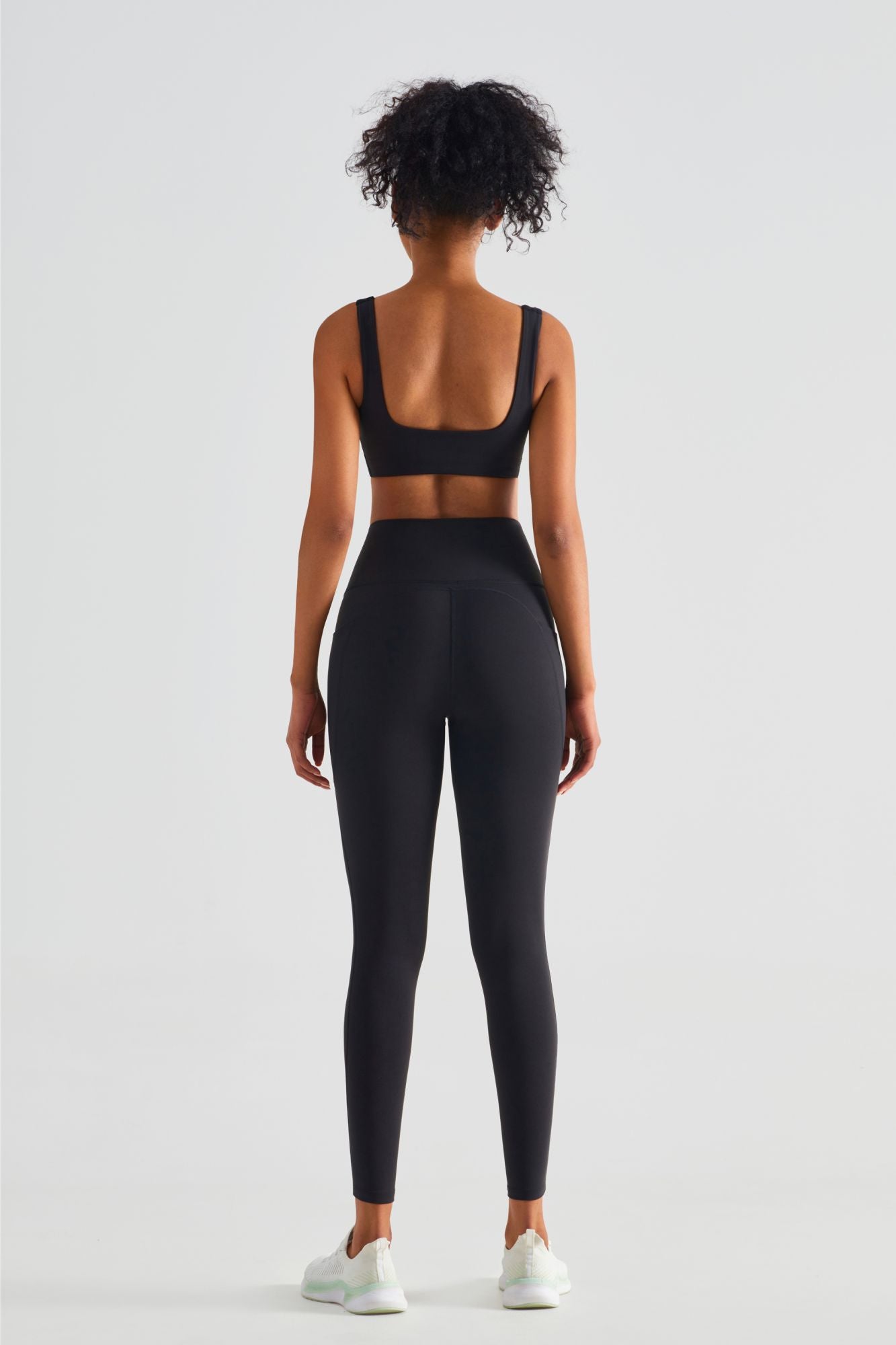 Backless Sports Bra & Yoga Leggings Activewear Set by bornfocus