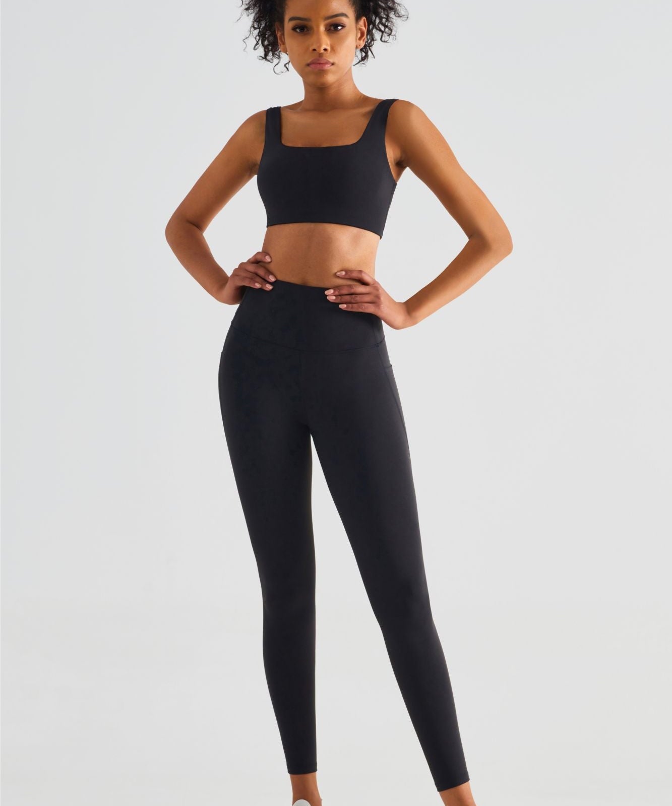 Backless Sports Bra & Yoga Leggings Activewear Set by bornfocus